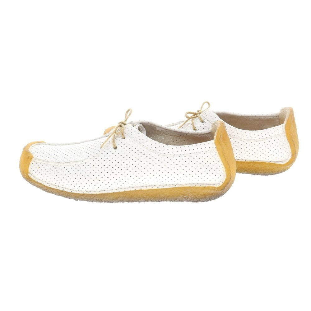 【中古】クラークス Clarks ナタリー パンチングレザー モカシンシューズ ホワイト【 UK7 G 】【 状態ランクB 】【 メンズ 】
[APD]