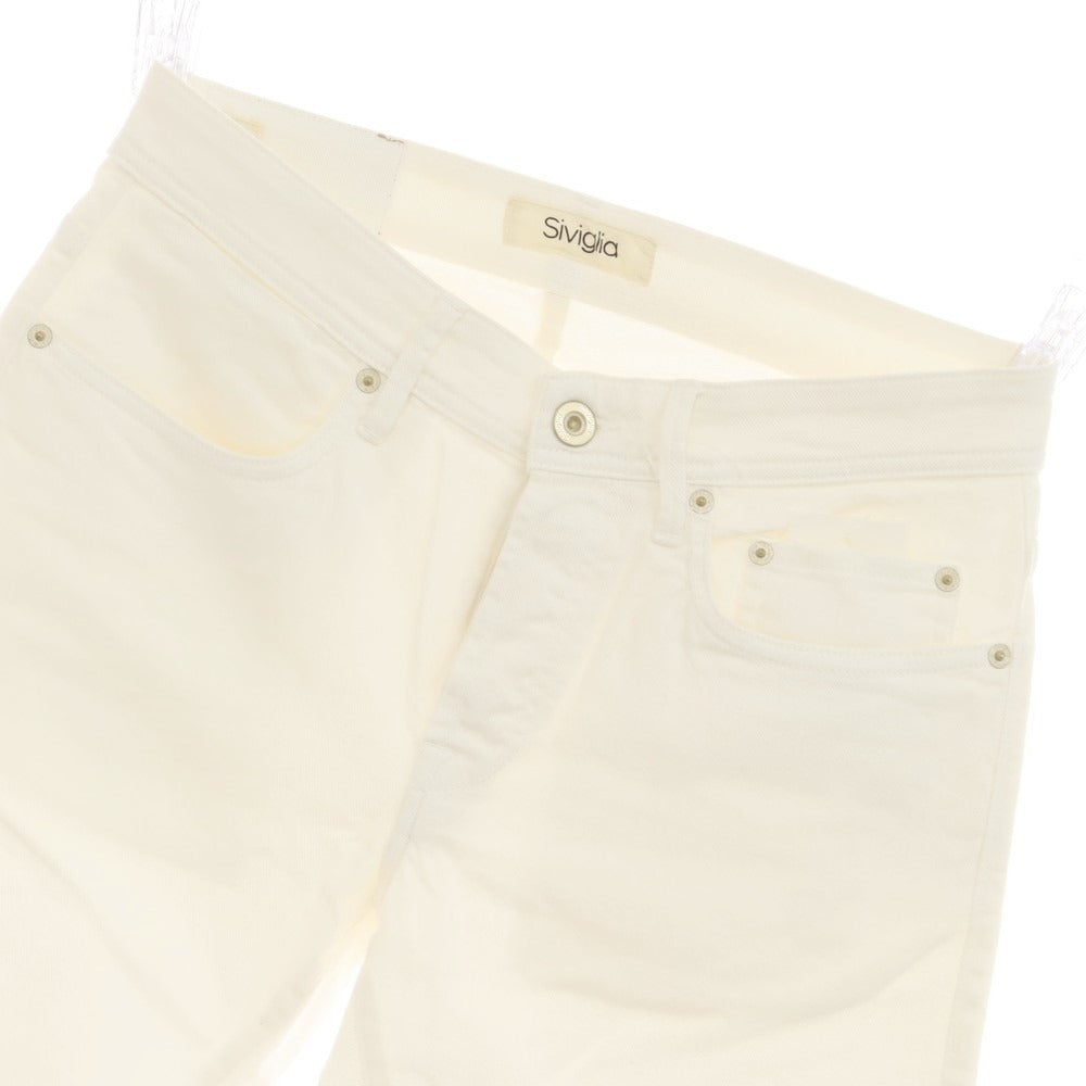 [Used] SIVIGLIA Stretch Cotton Jeans Denim Pants White [30] [Condition Rank B] [Men&