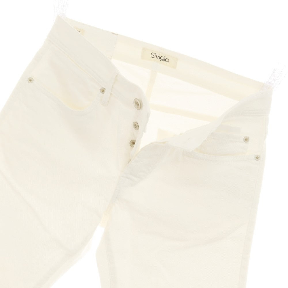 [Used] SIVIGLIA Stretch Cotton Jeans Denim Pants White [30] [Condition Rank B] [Men&