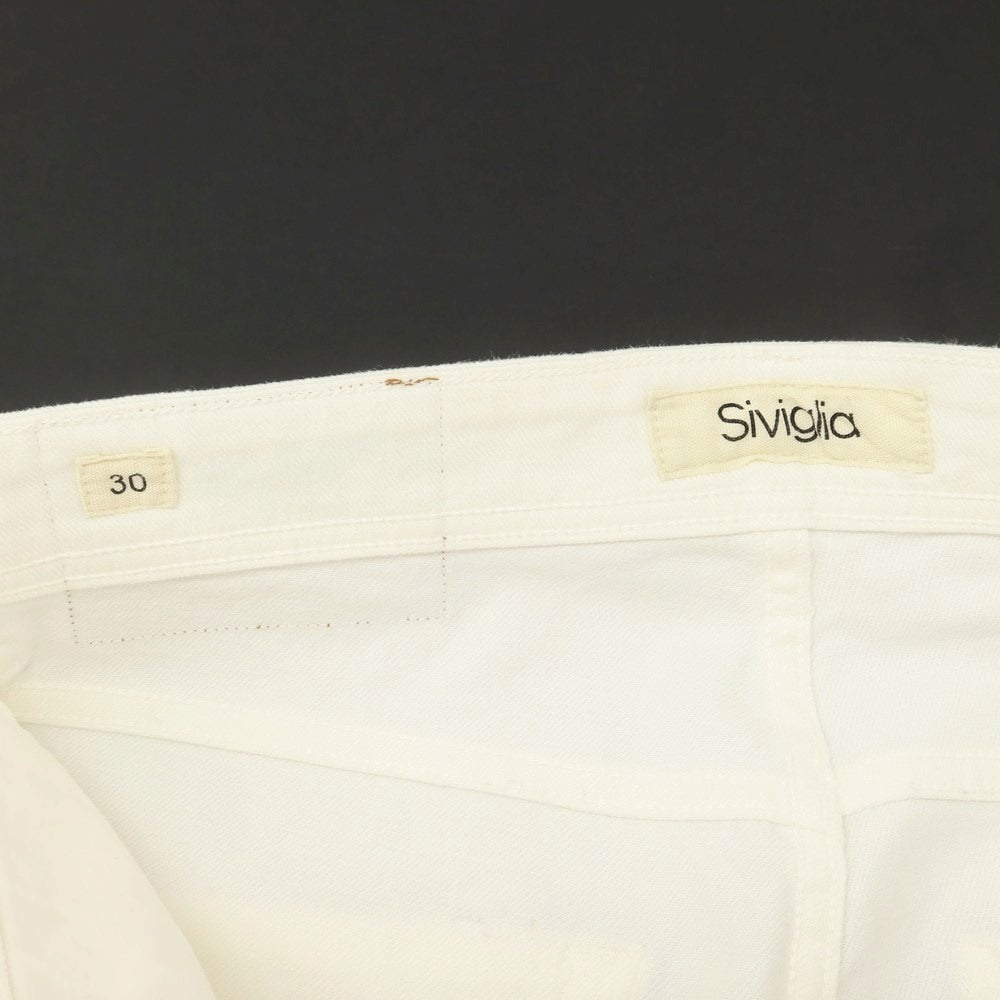 [Used] SIVIGLIA Stretch Cotton Jeans Denim Pants White [30] [Condition Rank B] [Men&