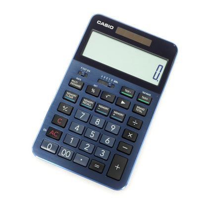 【中古】カシオ CASIO S100NB 電卓 ネイビーxブラック【 状態ランクB 】【 メンズ 】