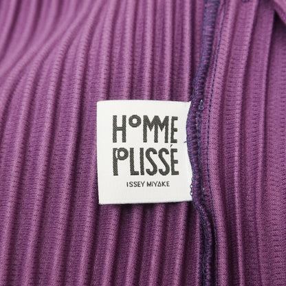 【中古】オム プリッセ イッセイミヤケ HOMME PLISSE ISSEY MIYAKE 2024年秋冬 プリーツ ベスト パープル【 表記なし（L位） 】【 状態ランクA 】【 メンズ 】