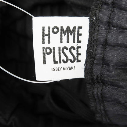 【中古】オム プリッセ イッセイミヤケ HOMME PLISSE ISSEY MIYAKE 2024年春夏 プリーツ ワイドパンツ ブラック【 表記なし（L位） 】【 状態ランクA 】【 メンズ 】