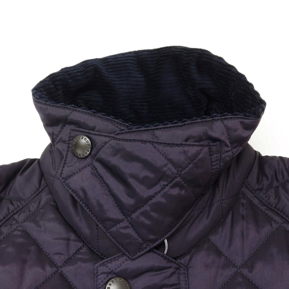 【中古】【未使用】バブアー Barbour ナイロン 中綿 キルティングブルゾン ネイビー【 38 】【 状態ランクS 】【 メンズ 】