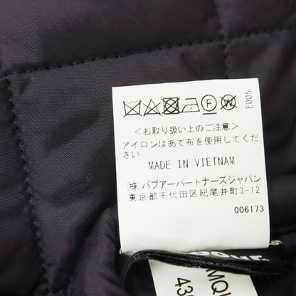 【中古】【未使用】バブアー Barbour ナイロン 中綿 キルティングブルゾン ネイビー【 38 】【 状態ランクS 】【 メンズ 】