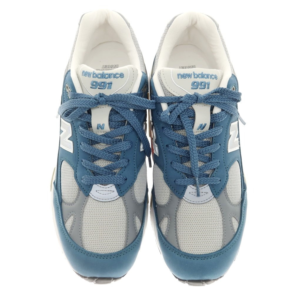 【中古】【未使用】ニューバランス NEW BALANCE M991BSG スニーカー ダークターコイズブルー×グレー【 27.5cm 】【 状態ランクS 】【 メンズ 】