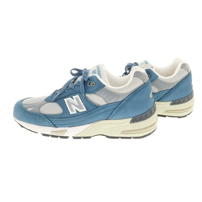 【中古】【未使用】ニューバランス NEW BALANCE M991BSG スニーカー ダークターコイズブルー×グレー【 27.5cm 】【 状態ランクS 】【 メンズ 】