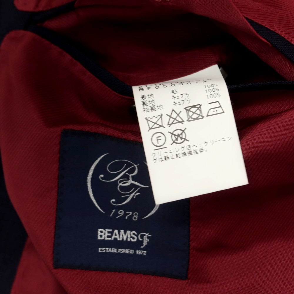 【中古】ビームスエフ BEAMS F ウール ブレザージャケット ネイビー【 48 】【 状態ランクC 】【 メンズ 】