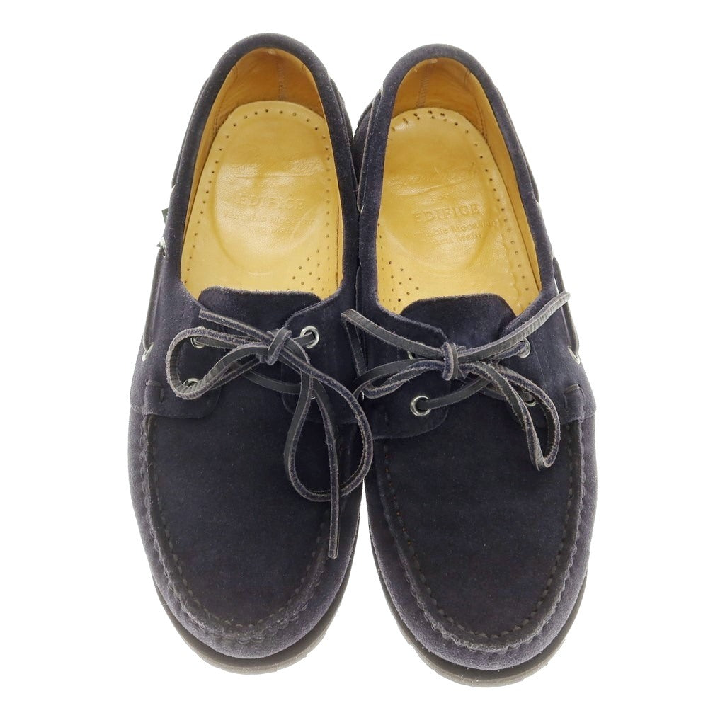 【中古】パラブーツ Paraboot EDIFICE別注 MALO スエード デッキシューズ ネイビー【 7 1/2 】【 状態ランクB 】【 メンズ 】
[APD]