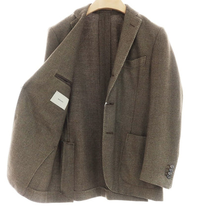 【中古】ボリオリ BOGLIOLI K JACKET ウールコットンカシミヤ カジュアルジャケット オリーブグリーン【 46 】【 状態ランクB 】【 メンズ 】