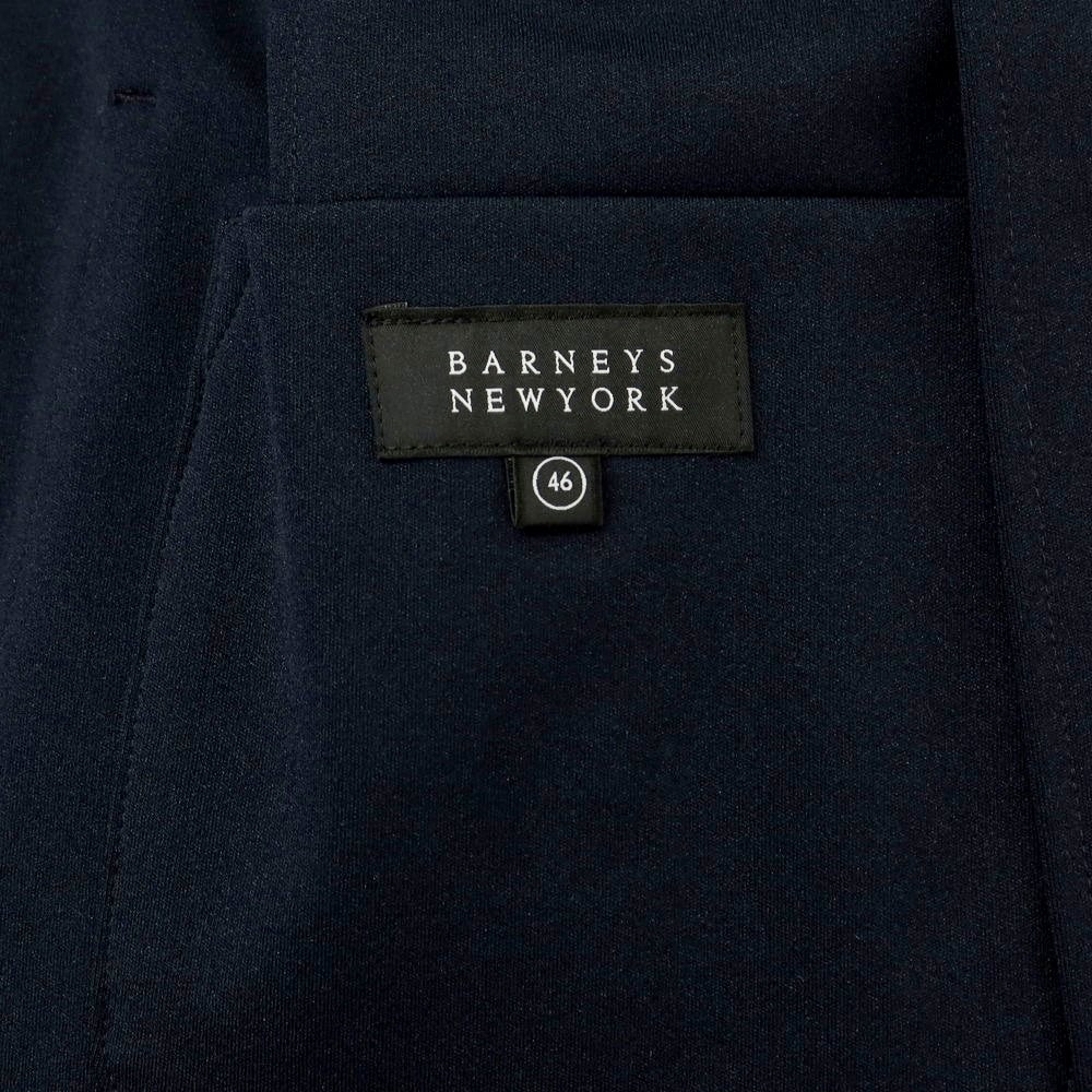 【中古】バーニーズニューヨーク BARNEYS NEWYORK ポリエステル ジャージージャケット ネイビー【 46 】【 状態ランクB 】【 メンズ 】