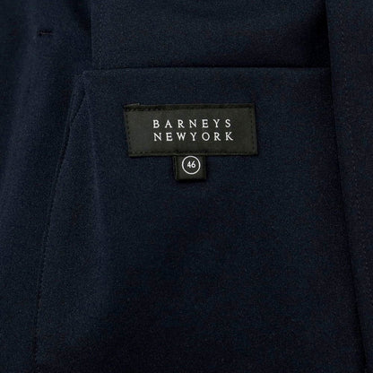 【中古】バーニーズニューヨーク BARNEYS NEWYORK ポリエステル ジャージージャケット ネイビー【 46 】【 状態ランクB 】【 メンズ 】