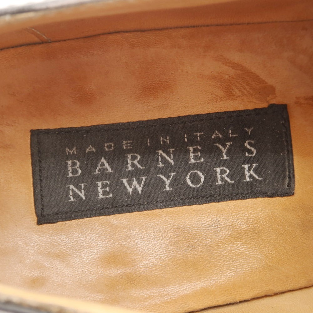 【中古】バーニーズニューヨーク BARNEYS NEWYORK プレーントゥ ドレスシューズ ブラック【 40 1/2 】【 状態ランクB 】【 メンズ 】