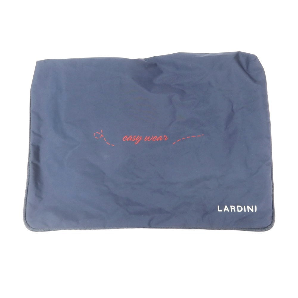 【中古】ラルディーニ LARDINI easywear ウールナイロン ストライプ 3つボタンスーツ ネイビーxホワイト【 46 】【 状態ランクB 】【 メンズ 】