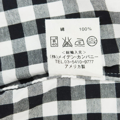 【中古】インディビジュアライズドシャツ INDIVIDUALIZED SHIRTS コットン ギンガムチェック ボタンダウン シャツ ホワイトxブラック【 14 1/2-32 】【 状態ランクC 】【 メンズ 】
[APD]