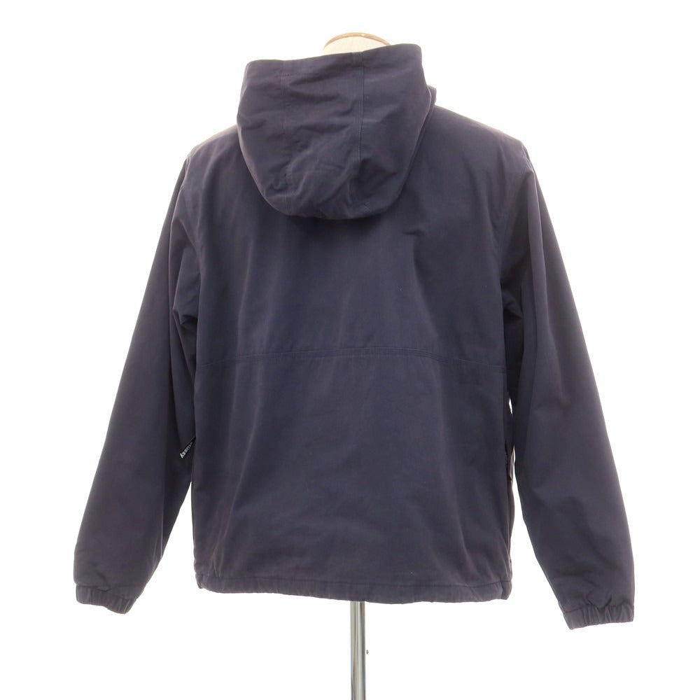 【中古】ステューシー STUSSY コットンナイロン アノラックパーカー グレイッシュネイビー【 S 】【 状態ランクD 】【 メンズ 】