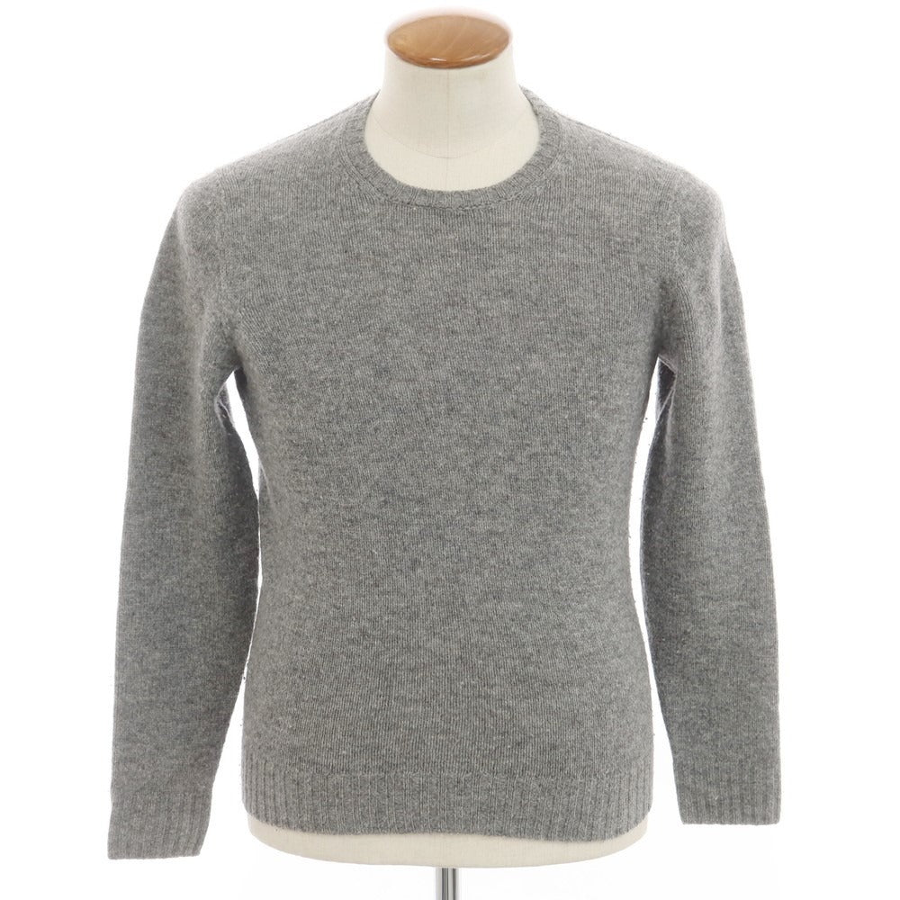 [Used] ZANONE Wool Crew Neck Pullover Knit Gray [46] [Condition Rank C] [Men&