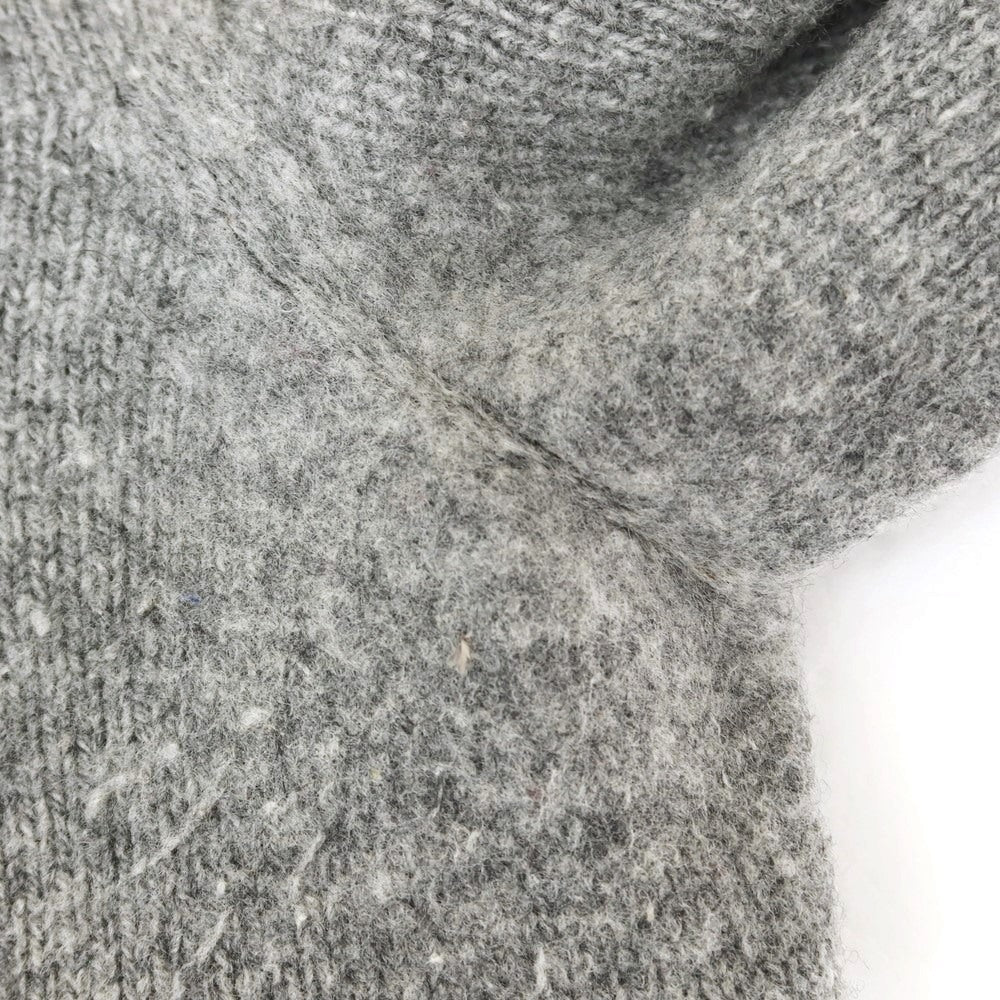 [Used] ZANONE Wool Crew Neck Pullover Knit Gray [46] [Condition Rank C] [Men&