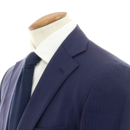 【中古】スーツカンパニー THE SUIT COMPANY ウール 2つボタンスーツ ネイビー【 180cm-6Drop  (M位) 】【 状態ランクC 】【 メンズ 】