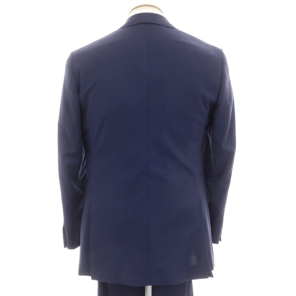 【中古】スーツカンパニー THE SUIT COMPANY ウール 2つボタンスーツ ネイビー【 180cm-6Drop  (M位) 】【 状態ランクC 】【 メンズ 】