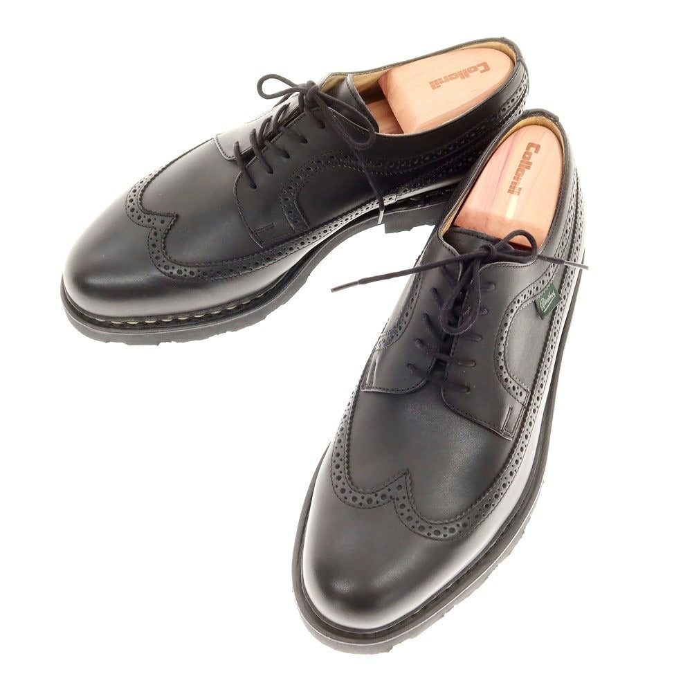 【中古】【未使用】パラブーツ Paraboot ALBY ウイングチップ ドレスシューズ ブラック【 7 1/2 】【 状態ランクS 】【 メンズ 】