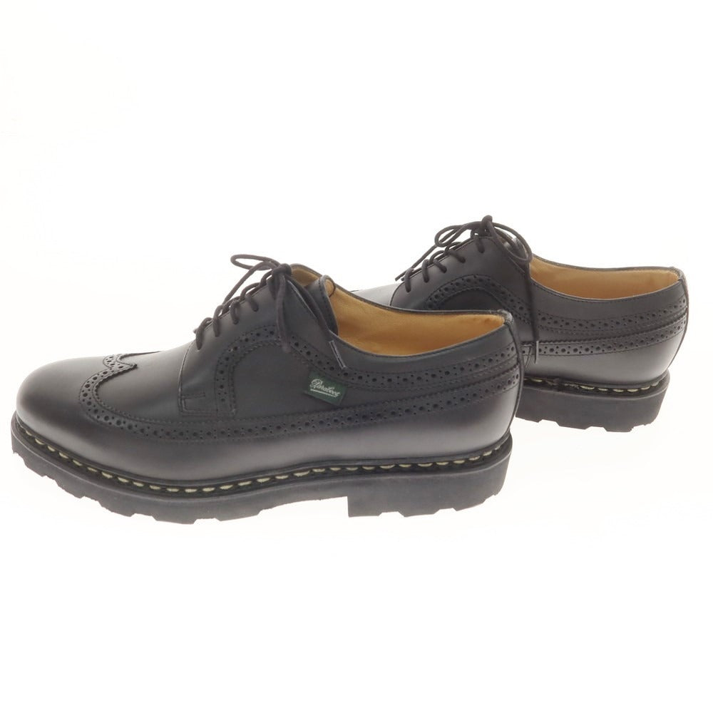 【中古】【未使用】パラブーツ Paraboot ALBY ウイングチップ ドレスシューズ ブラック【 7 1/2 】【 状態ランクS 】【 メンズ 】