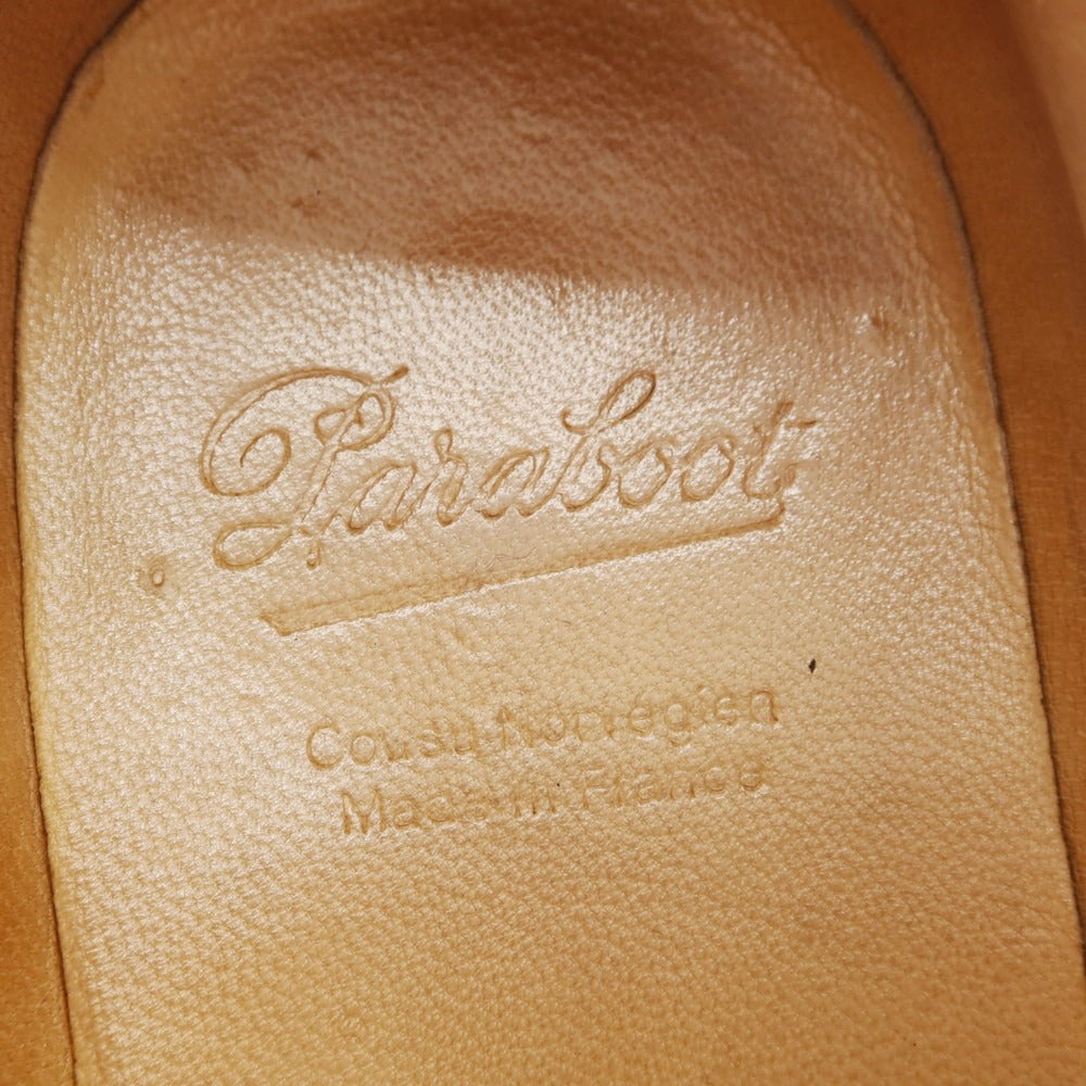 【中古】パラブーツ Paraboot AVIGNON スプリットトゥ ドレスシューズ ブラウン【 7 】【 状態ランクB 】【 メンズ 】