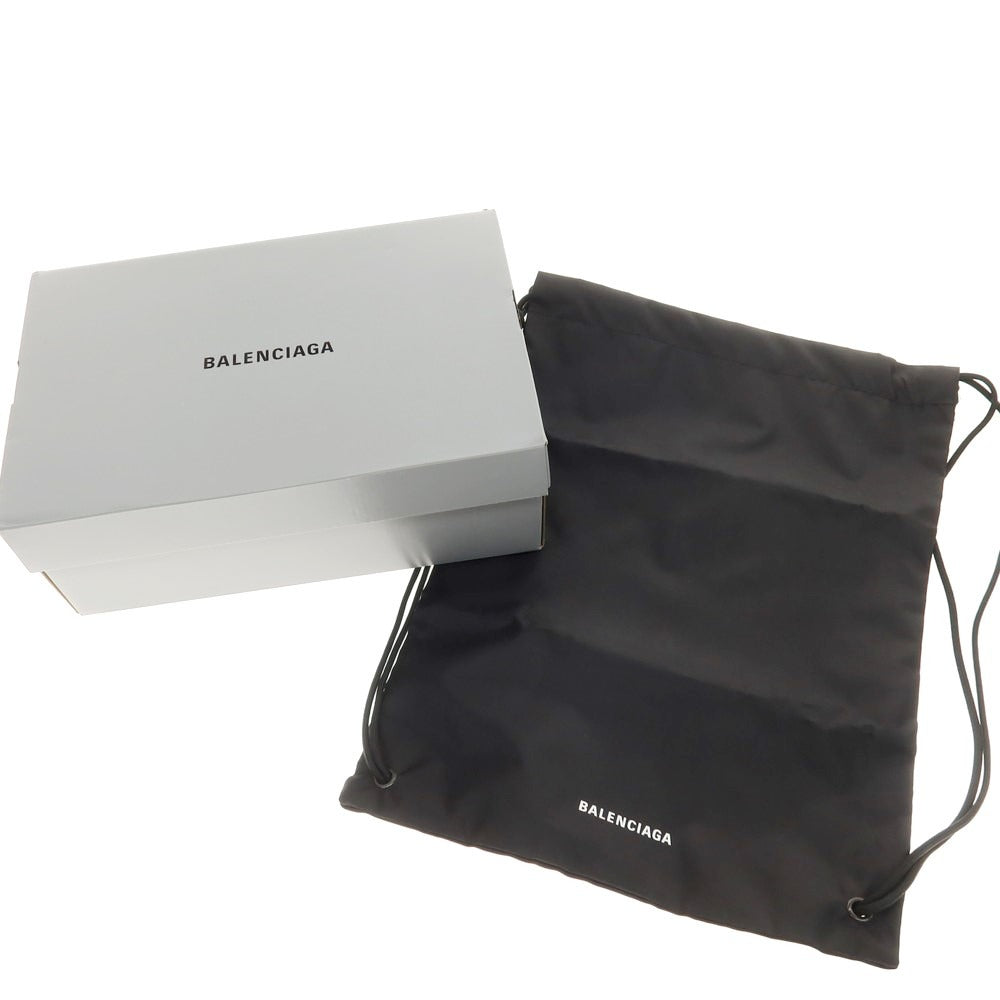 【中古】【未使用】バレンシアガ BALENCIAGA PARIS ヴィンテージ加工 ハイカットスニーカー ネイビー【 27.5cm 】【 状態ランクS 】【 メンズ 】