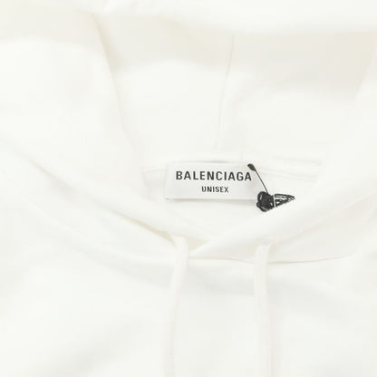 【中古】バレンシアガ BALENCIAGA × THE WORLD FOOD PROGRAMME コットン プルオーバー パーカー ホワイト【 S 】【 状態ランクA 】【 メンズ 】