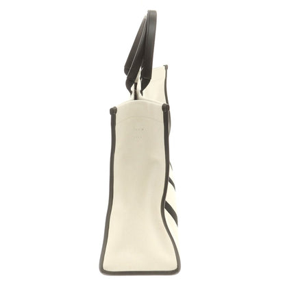 【中古】バレンシアガ BALENCIAGA キャンバス トートバッグ オフホワイトxブラック【 状態ランクA 】【 メンズ 】 [EPD]