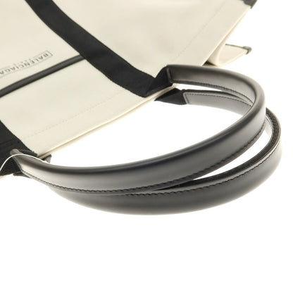 【中古】バレンシアガ BALENCIAGA キャンバス トートバッグ オフホワイトxブラック【 状態ランクA 】【 メンズ 】 [EPD]