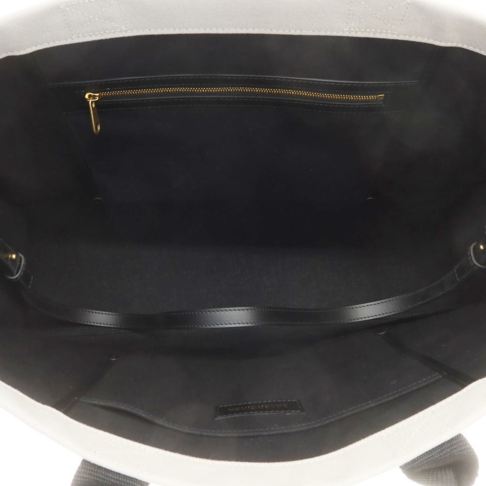 【中古】バレンシアガ BALENCIAGA キャンバス トートバッグ オフホワイトxブラック【 状態ランクA 】【 メンズ 】 [EPD]