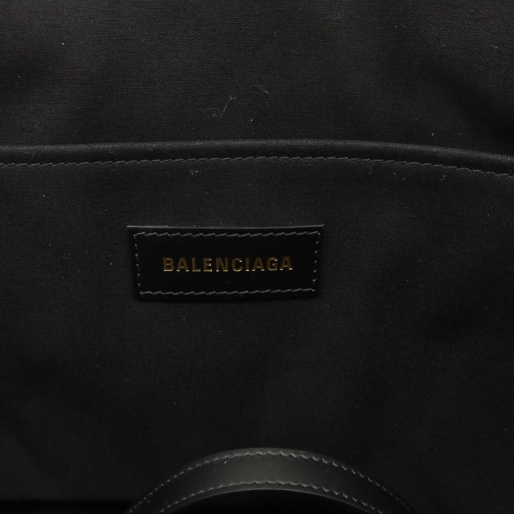 【中古】バレンシアガ BALENCIAGA キャンバス トートバッグ オフホワイトxブラック【 状態ランクA 】【 メンズ 】 [EPD]