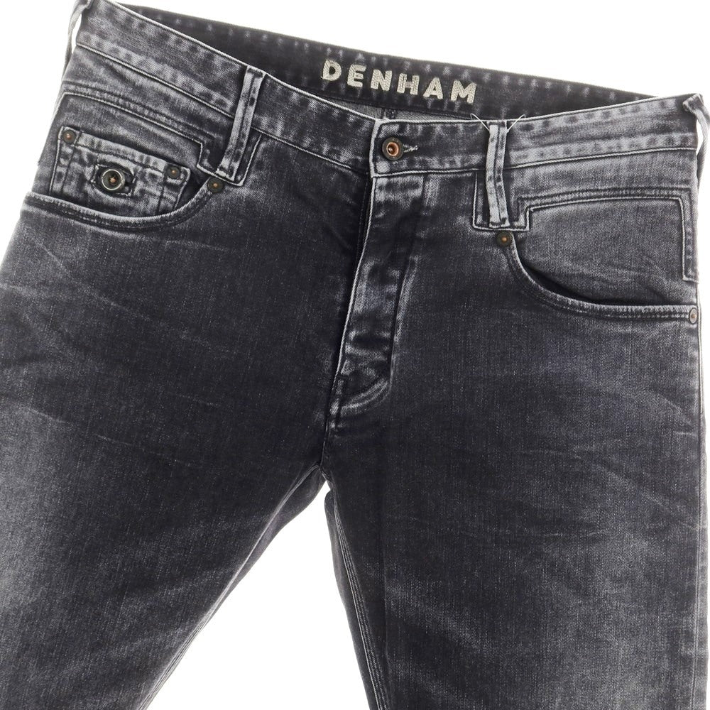 【中古】デンハム DENHAM ストレッチ ジーンズ デニムパンツ ブラック【 34 】【 状態ランクB 】【 メンズ 】