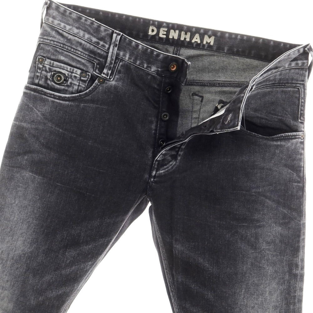 【中古】デンハム DENHAM ストレッチ ジーンズ デニムパンツ ブラック【 34 】【 状態ランクB 】【 メンズ 】