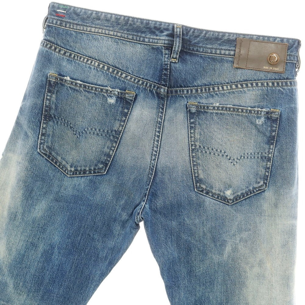 【中古】ディーゼル DIESEL コットンリヨセル ジーンズ デニムパンツ ブルー【 34 】【 状態ランクC 】【 メンズ 】