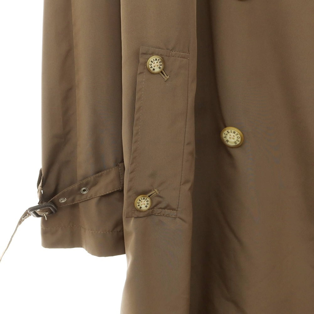 【中古】マッキントッシュ Mackintosh ポリエステル トレンチコート カーキブラウン【サイズ42】【 状態ランクC 】【 メンズ 】[EPD]