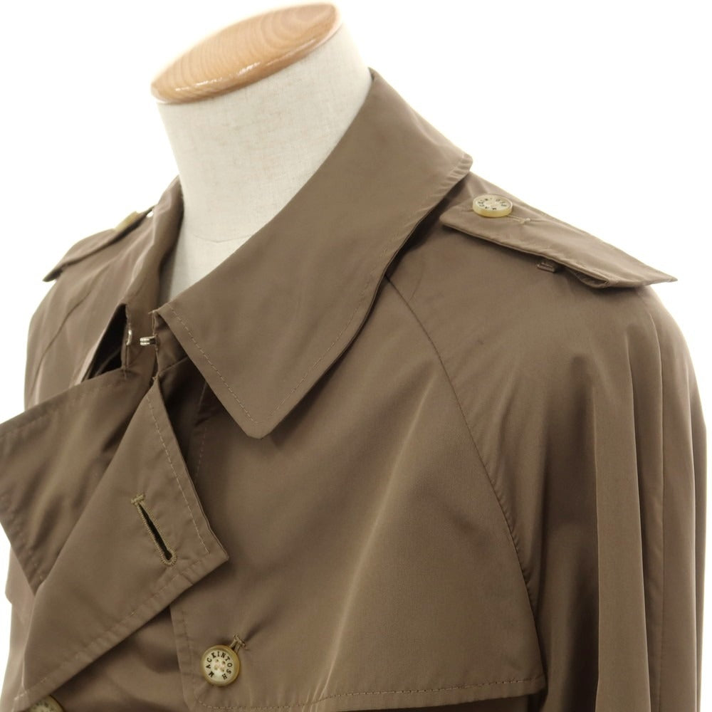 【中古】マッキントッシュ Mackintosh ポリエステル トレンチコート カーキブラウン【サイズ42】【 状態ランクC 】【 メンズ 】[EPD]