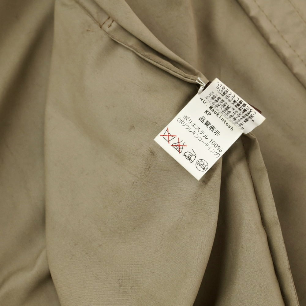 【中古】マッキントッシュ Mackintosh ポリエステル トレンチコート カーキブラウン【サイズ42】【 状態ランクC 】【 メンズ 】[EPD]