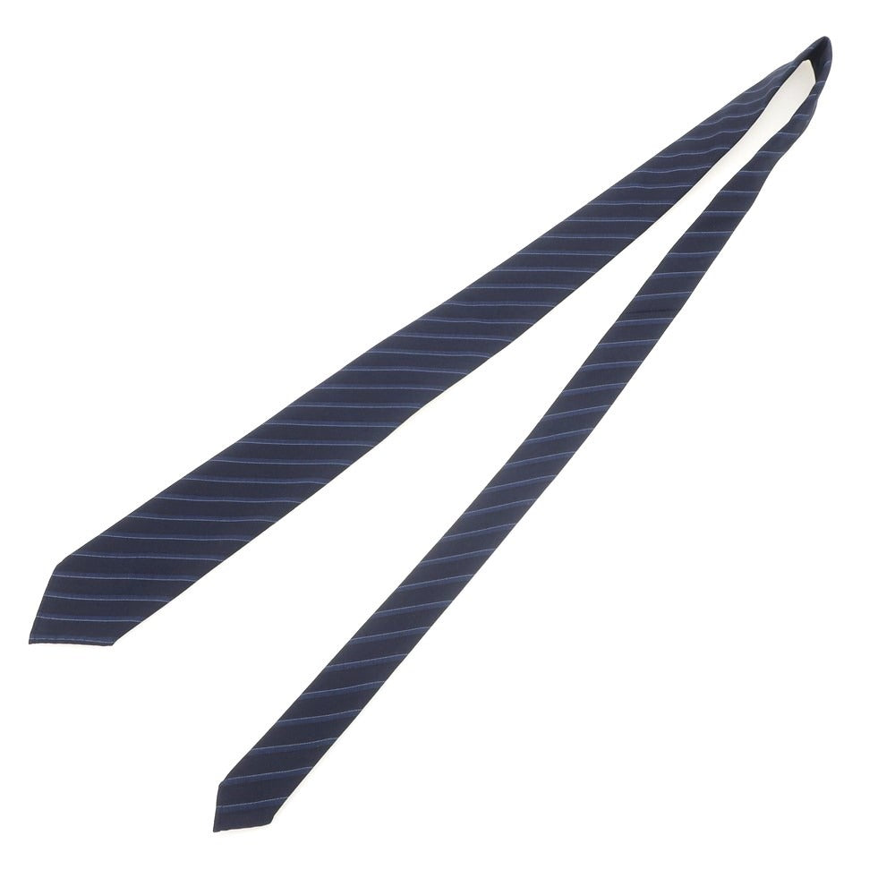【新品】アーディーアンドシー AD&C 1956 ウール ストライプ柄ネクタイ ネイビーxブルー【 状態ランクN 】【 メンズ 】