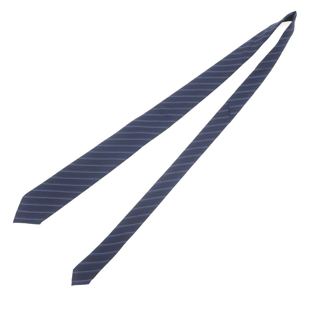 【新品】アーディーアンドシー AD&C 1956 ウール ストライプ柄ネクタイ ネイビーxブルー【 状態ランクN 】【 メンズ 】