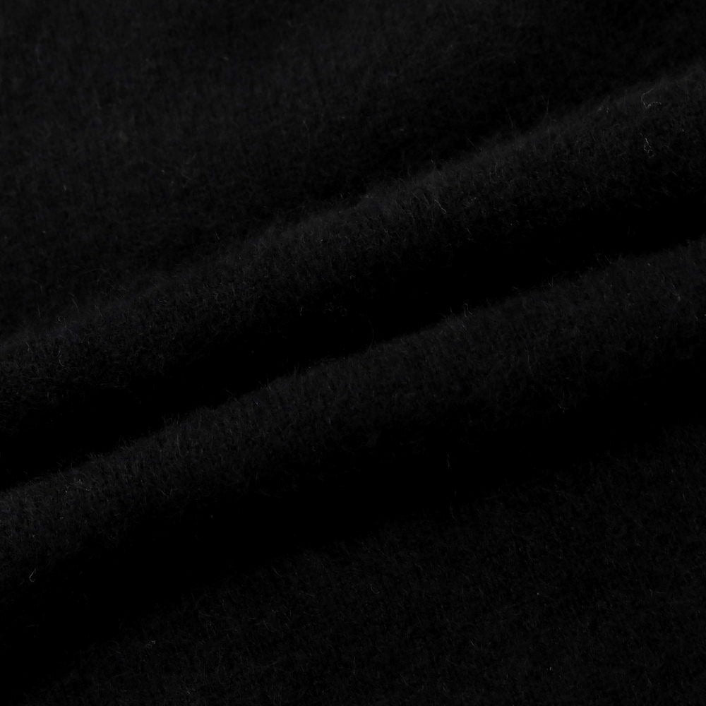 [New] MAJESTIC FILATURES HOMME Raccoon Nylon Crew Neck Knit Black [Size L] [BLK] [A/W] [Condition Rank N] [Men&