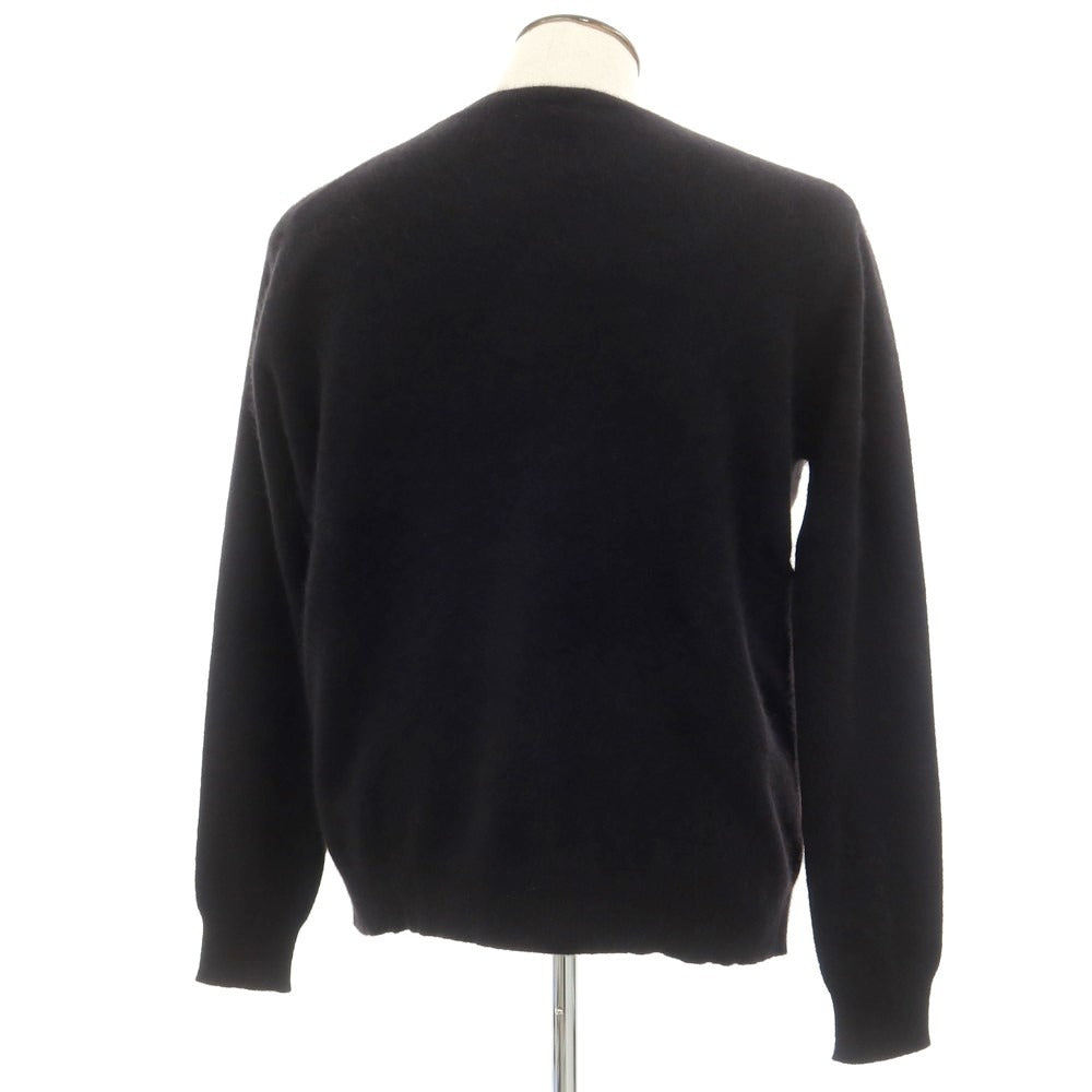 【新品】マジェスティック フィラチュール オム MAJESTIC FILATURES HOMME ラクーンナイロン クルーネック プルオーバーニット ブラック【サイズXL】【 状態ランクN 】【 メンズ 】 [EPD]