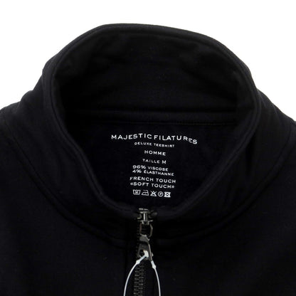 【新品】マジェスティック フィラチュール オム MAJESTIC FILATURES HOMME ストレッチレーヨン ハーフジップ カットソー ブラック【サイズM】【BLK】【A/W】【状態ランクN】【メンズ】
[APD]