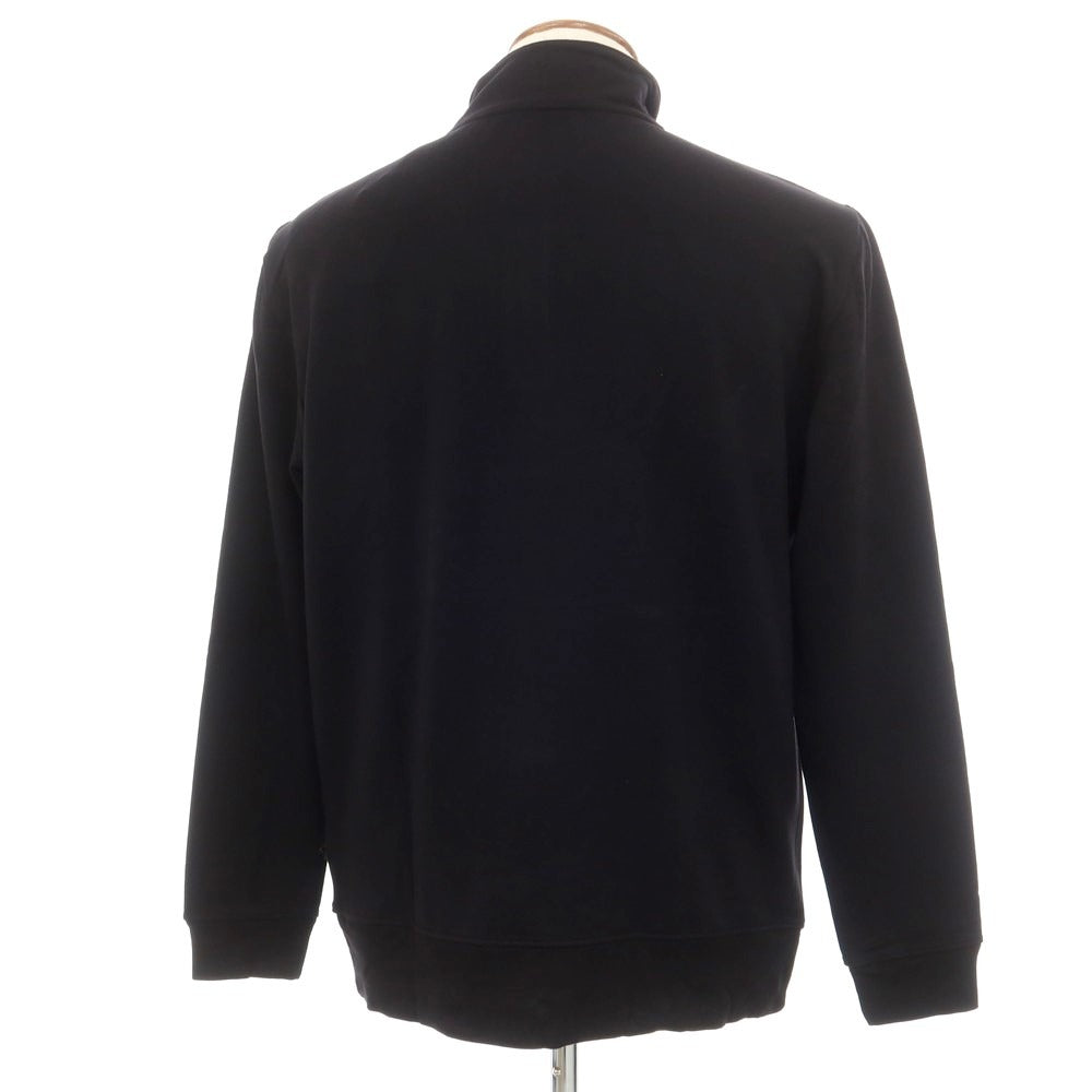[New] MAJESTIC FILATURES HOMME Stretch Rayon Half Zip Cut and Sew Black [Size M] [BLK] [A/W] [Condition Rank N] [Men&