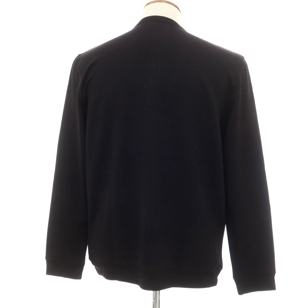 【新品】マジェスティック フィラチュール オム MAJESTIC FILATURES HOMME ストレッチレーヨン ヘンリーネック 長袖Ｔシャツ ブラック【サイズM】【 状態ランクN 】【 メンズ 】 [EPD]