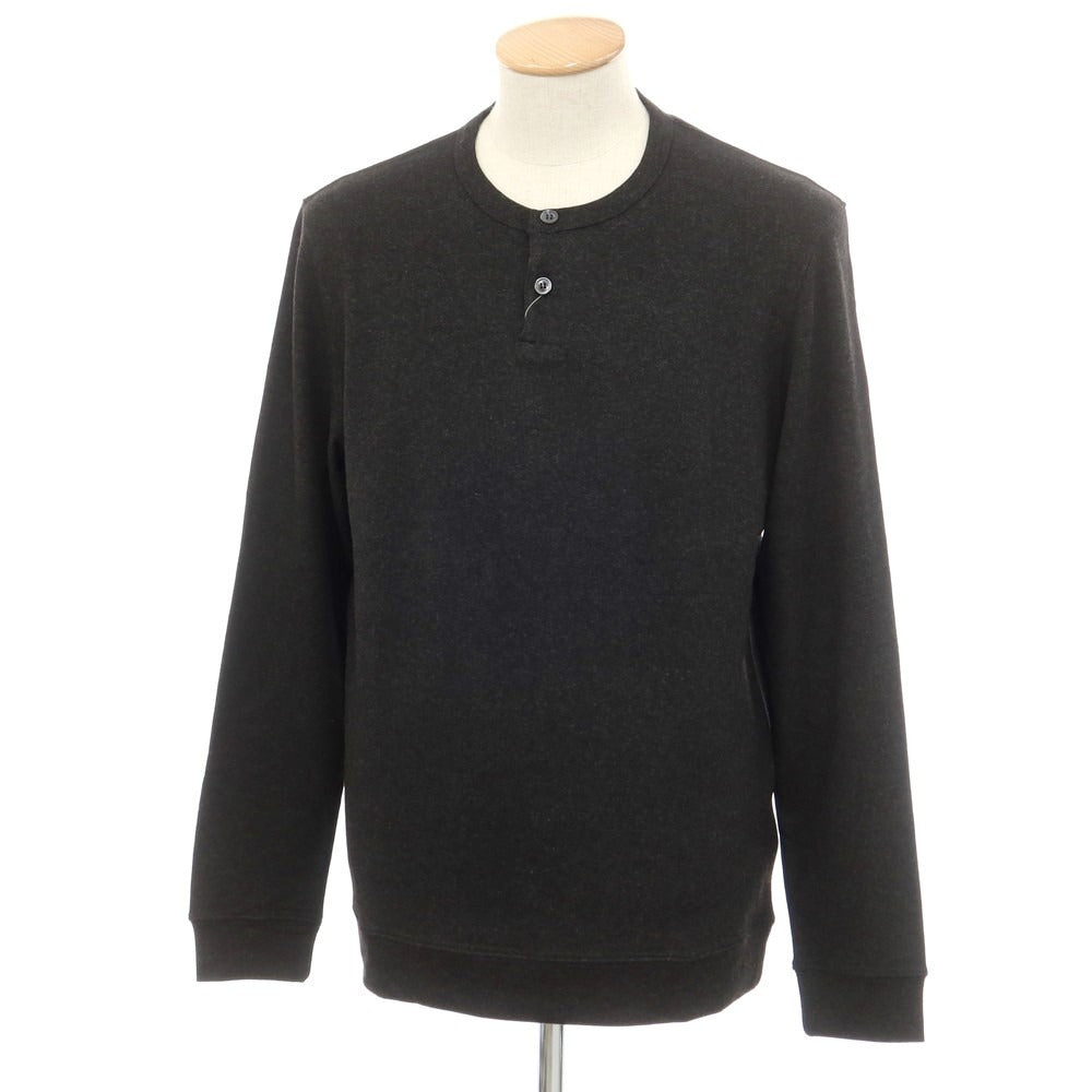 【新品】マジェスティック フィラチュール オム MAJESTIC FILATURES HOMME ストレッチレーヨン ヘンリーネック 長袖Ｔシャツ ダークグレー【サイズS】【 状態ランクN 】【 メンズ 】 [EPD]
