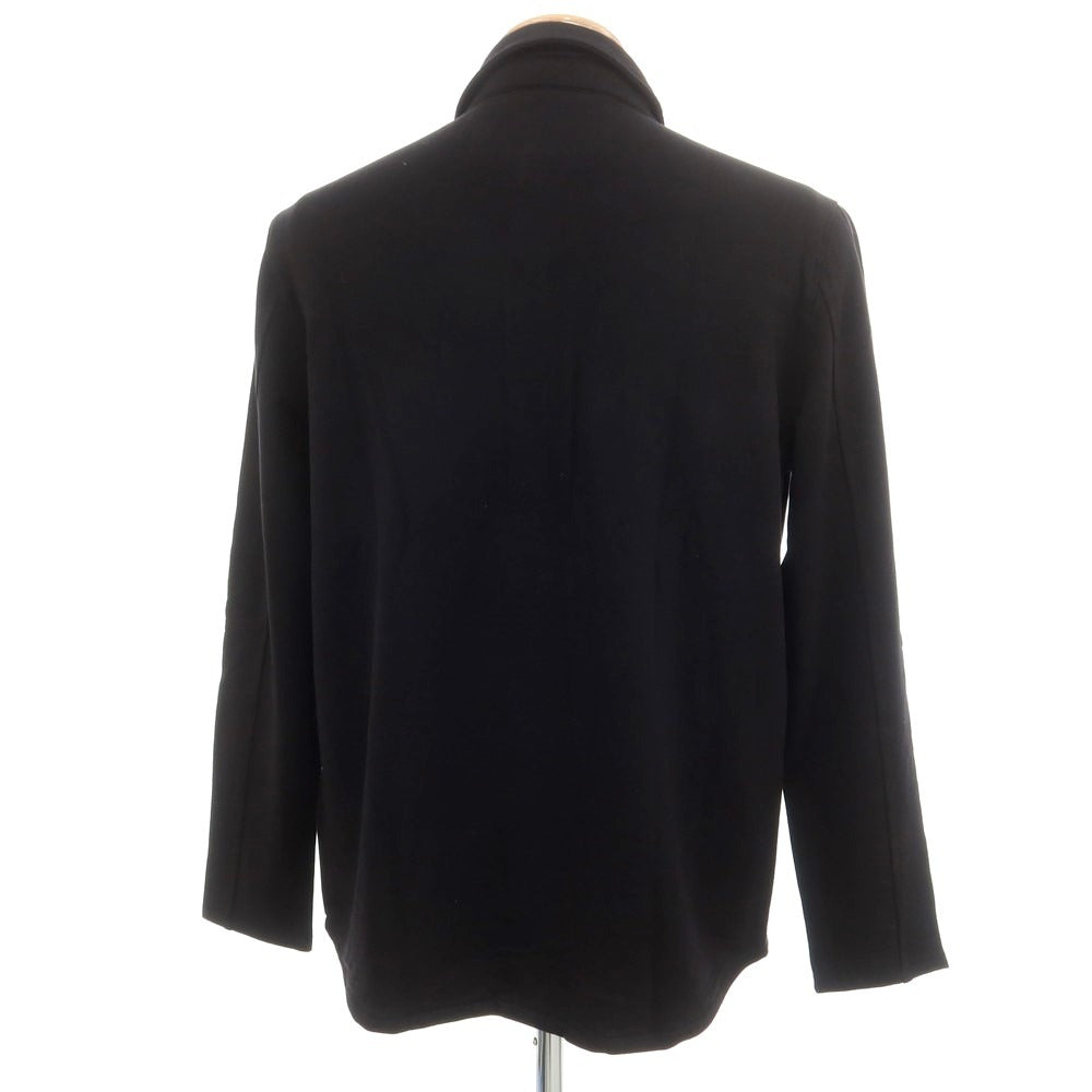 【新品】マジェスティック フィラチュール オム MAJESTIC FILATURES HOMME ストレッチレーヨン 裏起毛 カジュアルシャツ ブラック【サイズS】【 状態ランクN 】【 メンズ 】 [EPD]