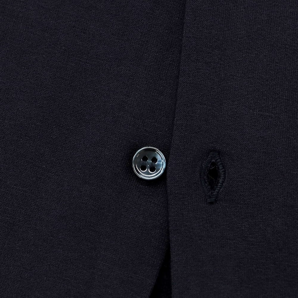 【新品】マジェスティック フィラチュール オム MAJESTIC FILATURES HOMME ストレッチレーヨン 裏起毛 カジュアルシャツ ネイビー【サイズL】【 状態ランクN 】【 メンズ 】 [EPD]