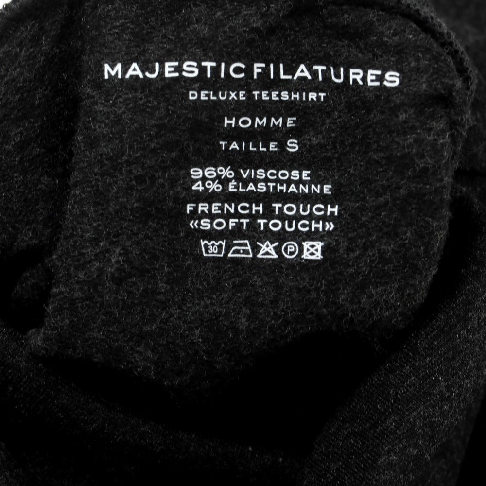 【新品】マジェスティック フィラチュール オム MAJESTIC FILATURES HOMME レーヨン タートルネック 長袖Ｔシャツ ダークグレー【サイズS】【GRY】【A/W】【状態ランクN】【メンズ】